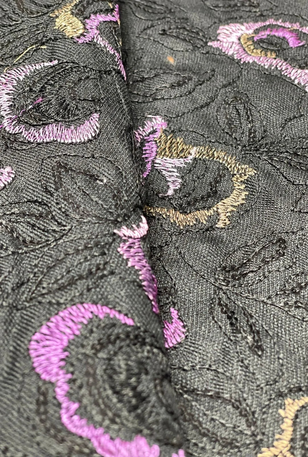 Magnificent Floral Embroidered Linen Premium Manteau Fabric
