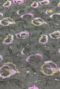 Magnificent Floral Embroidered Linen Premium Manteau Fabric