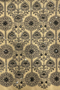 Magnificent Medallion Embroidered Linen Elite Mukhawar Cloth