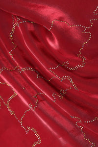 Maroon Jiny Miny Diamond Work Fabrics