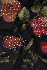 Multi Color Print Cotton Stone Work Fabric