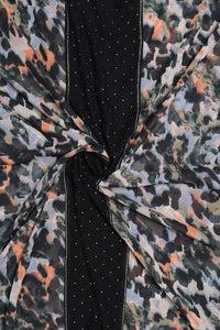 Multi colored Double Sided Stole For Abaya