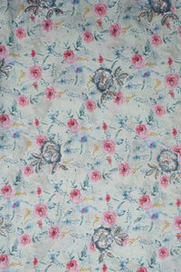 Multicolor Flower Spangle Hand work Barbie Fabrics