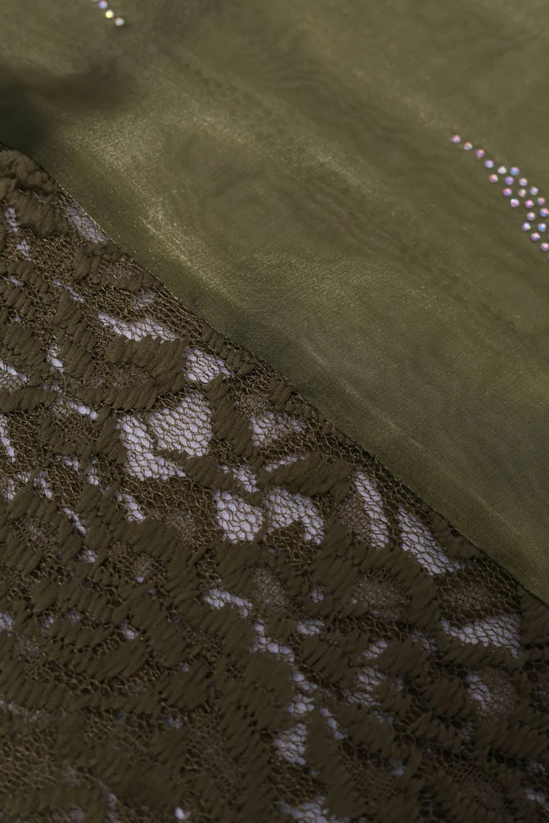 Neted Mehendi Stole For Abaya