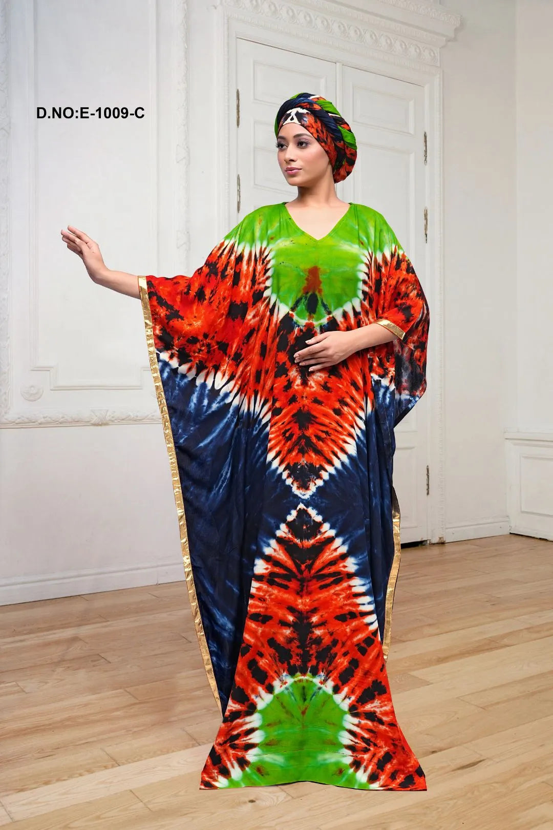 Orange Exquisite Farasa Dresses Crafting Culture with Style