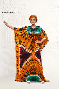 Orange New Latest Multicolored Farasa Dress Collection