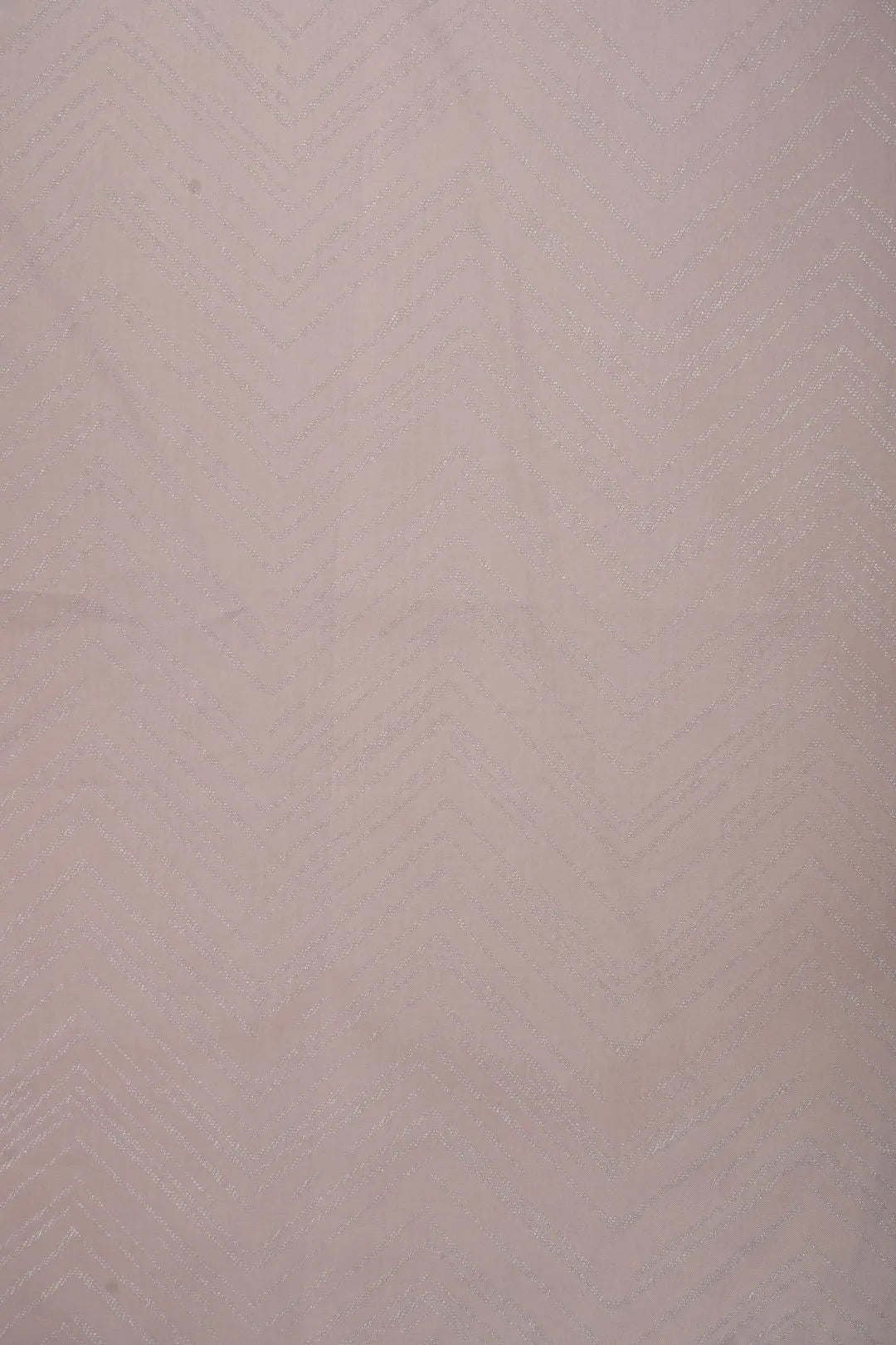 Peach Armani Satin With Foil Work Fabrics