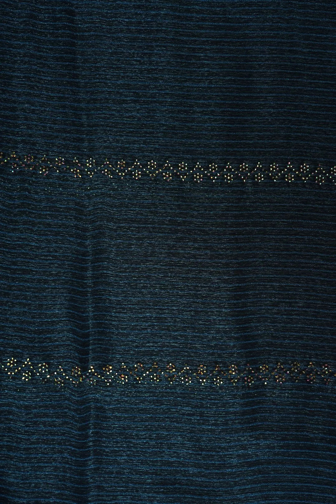 Peacock Nora Lining With Diamond Work Fabrics