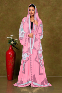 Chiffon Shrug Set with Geometric and Medallion Print GAJIWALA EXPORT