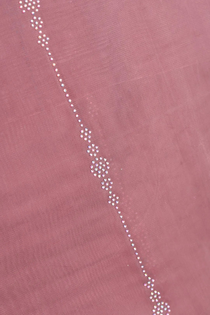 Pink Jimy Miny Diamond Work Fabrics