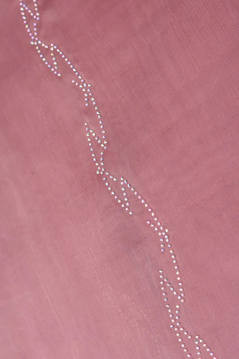 Pink Jiny Miny Diamond Work Fabric