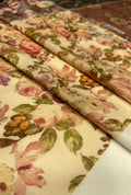 Premium Digital Printed Snow Cotton Fabric for Tunics and Dresses