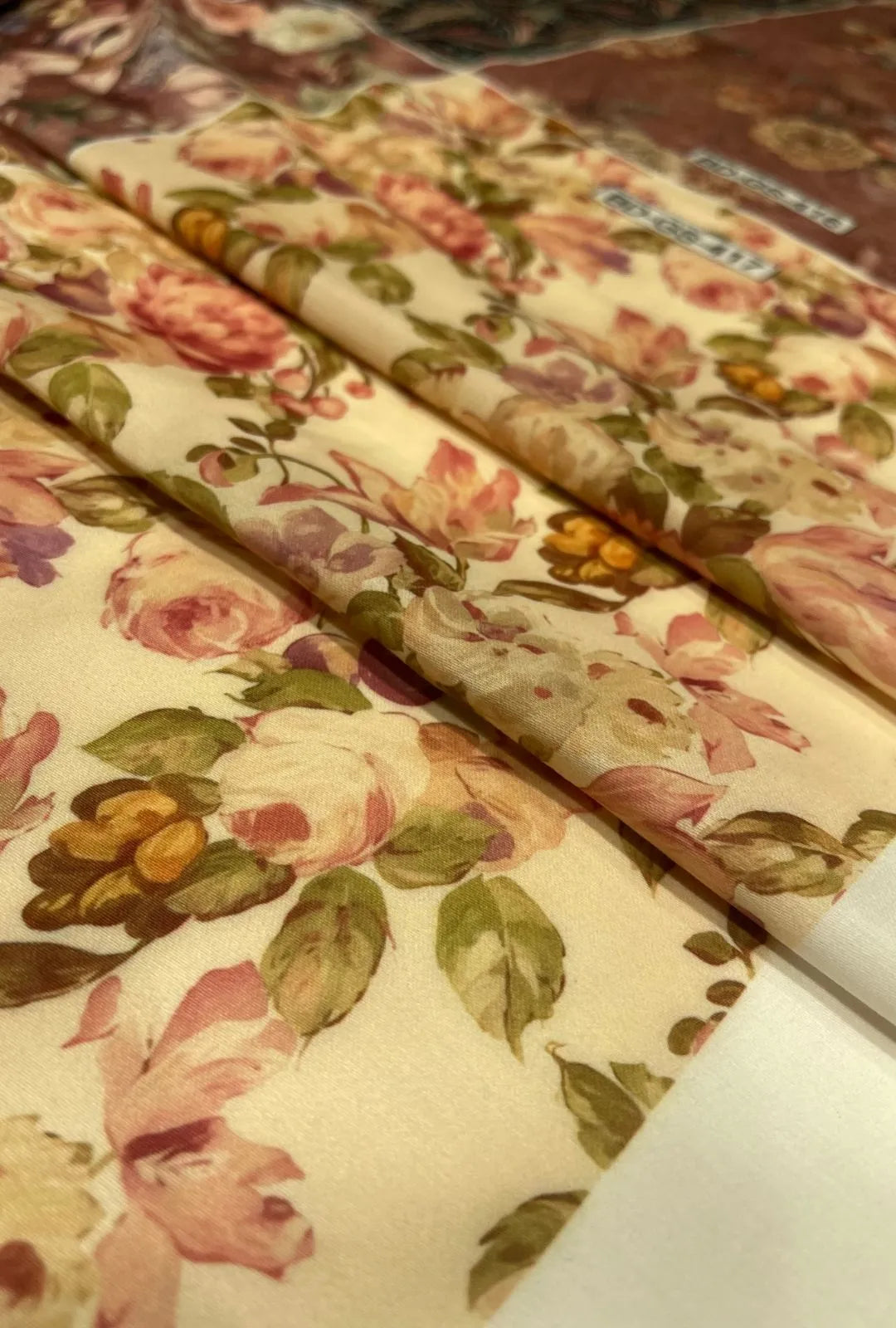 Premium Digital Printed Snow Cotton Fabric for Tunics and Dresses