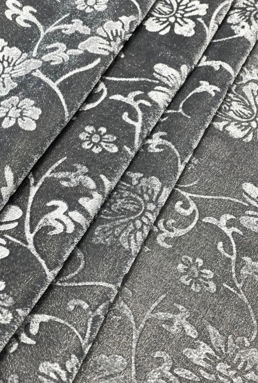 Premium Embossed Velvet Fabric for Luxury Fashion Wear