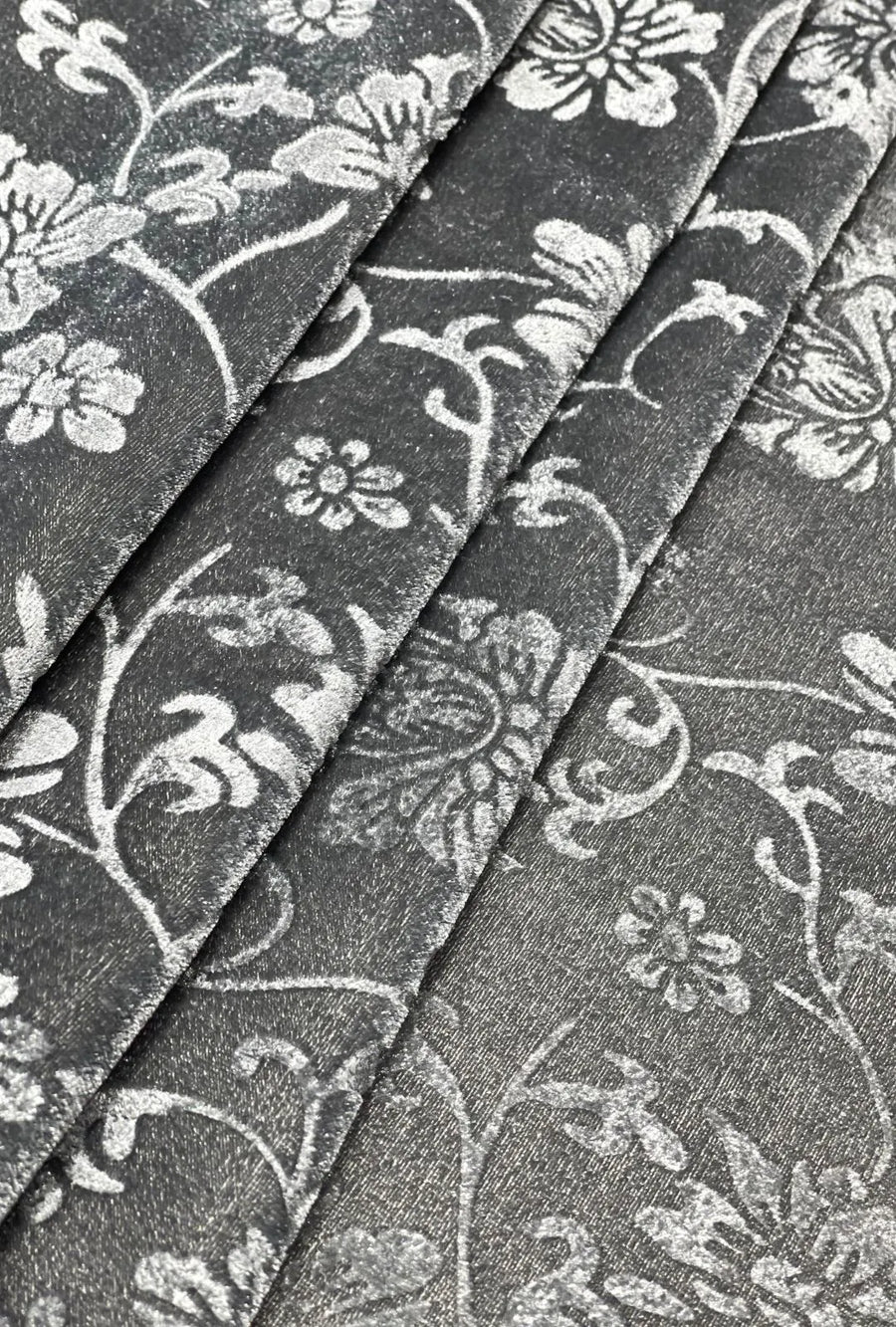 Premium Embossed Velvet Fabric for Luxury Fashion Wear