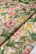Premium Fashion Snow Cotton Fabric with Digital Print Appeal