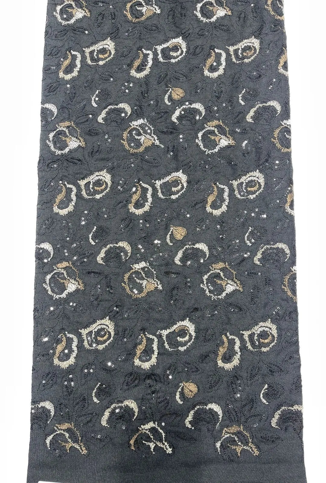 Premium Floral Embroidered Linen Luxury Hashimi Dress Fabric
