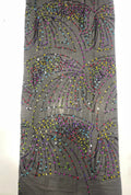 Premium Georgette Fabric With Multi Sequence Embroidery Work