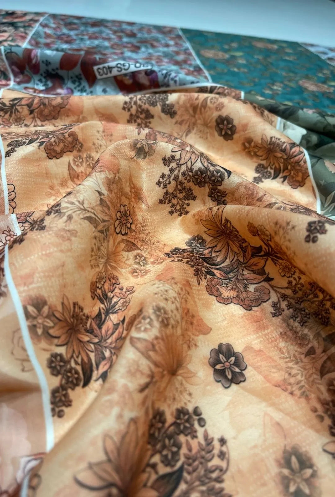 Premium Snow Cotton Fabric for Designer Digital Print Creations