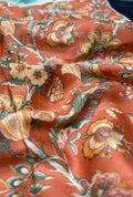 Premium Snow Cotton Fabric for Designer Summer Wear