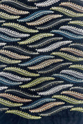 Premium Velvet Fabric with Embroidery and Sequence Work