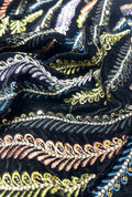 Premium Velvet Fabric with Embroidery and Sequence Work