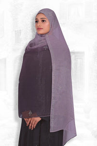 Purple Designer Soft Stonework Dupatta For Women