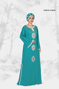 Rama Women's Hand Embroidered Designer Kaftan