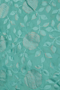 Refined Brasso Fabric with Fine Foil Work for a Subtle