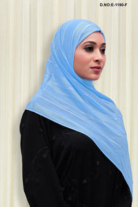 Sky Blue Charming Diamond Lining Dupatta for Womens