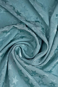 Sky Blue Satin Jacquard A Stunning Fabric For Intricate Design