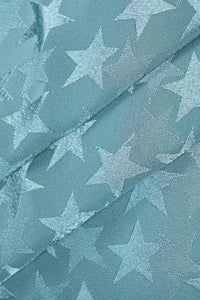 Sky Blue Satin Jacquard A Stunning Fabric For Intricate Design
