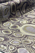 Sophisticated Abstract Patterned Woven Linen Jacquard Fabric