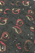 Splendid Floral Embroidered Linen Luxury Hashimi Dress Fabric