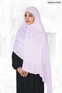 Plus Free Size Long Stone Hijab, khimar or prayer makhana