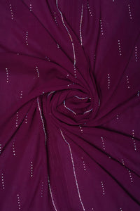 Stone Work Bordred Stole For Abaya