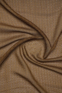 Stonework Designer Brown Stole For Abaya