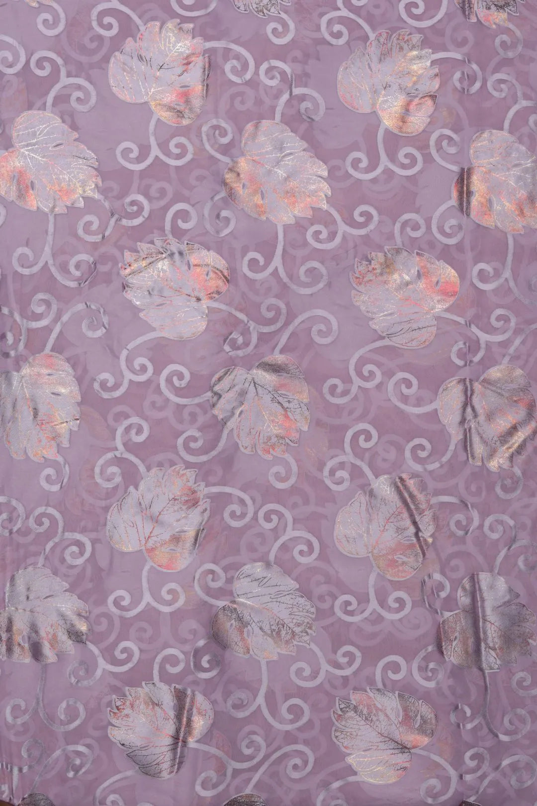 Stunning Metallic Foil on Brasso Fabric for a Bold