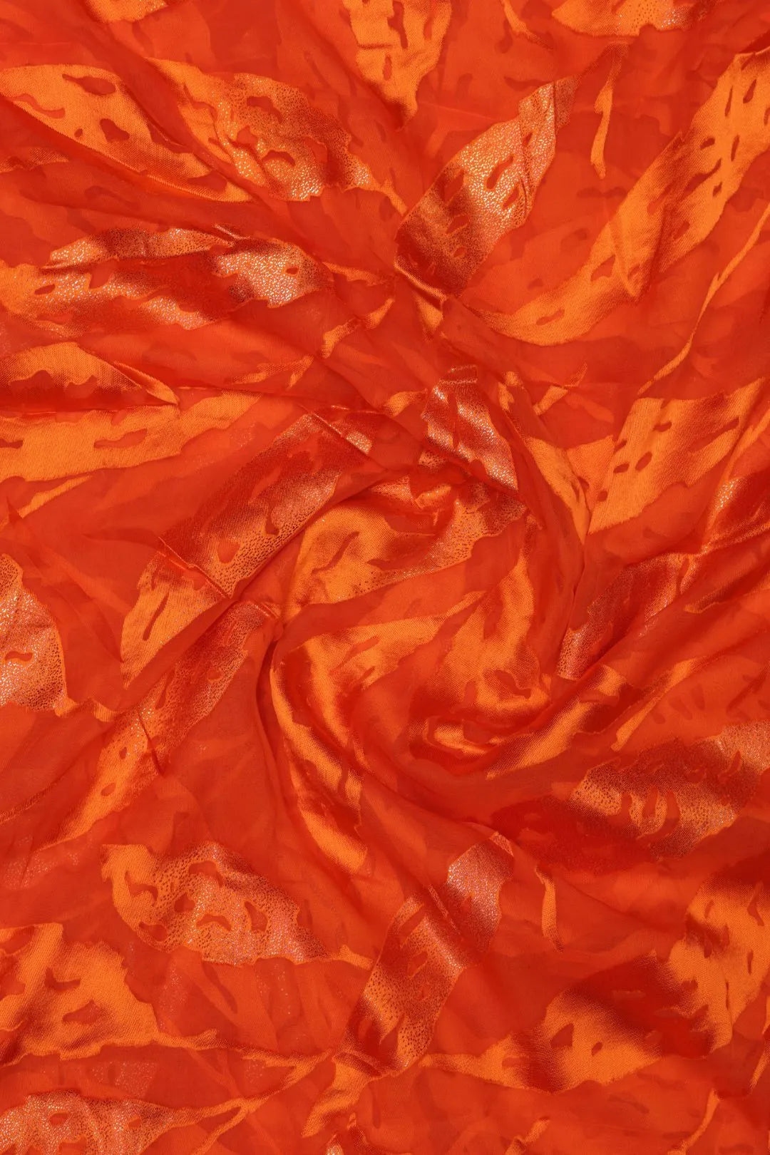 Stylish Brasso Fabric with Foil Print Design