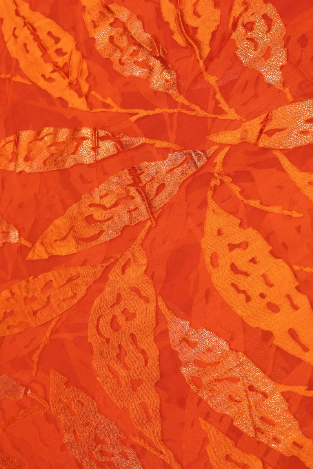 Stylish Brasso Fabric with Foil Print Design