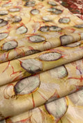 Unique Abstract Pod Printed London Cotton Elite Kaftan Fabric