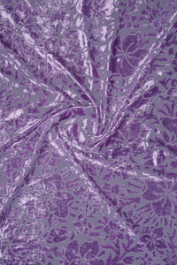 Velvet Purple Brasso Fabric