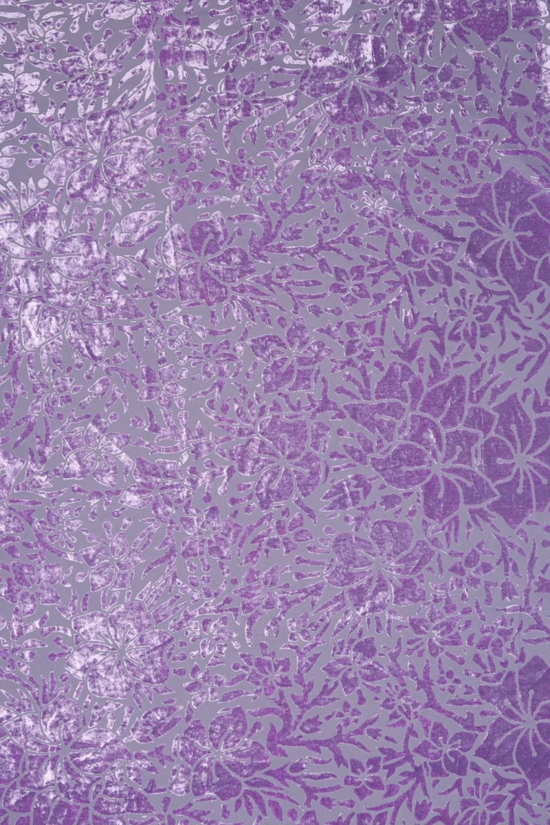Velvet Purple Brasso Fabric