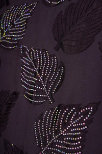 Wine Cotton Stone Work Fabrics Gajiwala Export