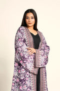 Women Chiffon Open Front Shrug Full Length Floral Modest Wear Outer Layer