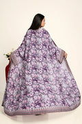 Women Chiffon Open Front Shrug Full Length Floral Modest Wear Outer Layer