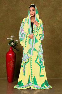 Chiffon Shrug Set with Geometric and Medallion Print GAJIWALA EXPORT