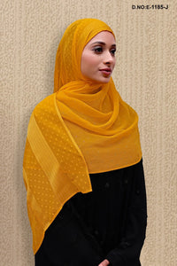 Yellow_Gorgeous_Embellishments_Diamond_Work_Plain_Dupatta