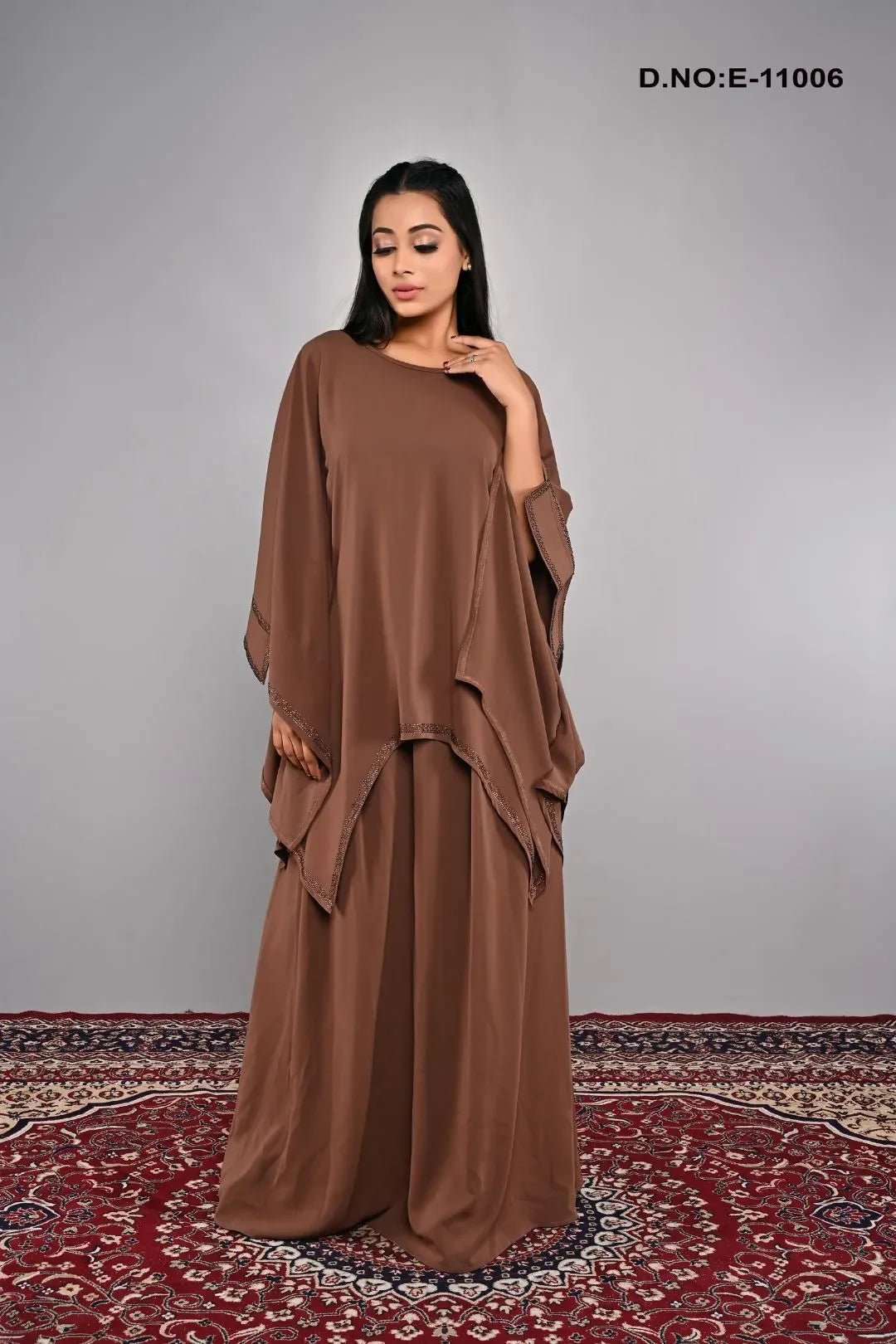 Asymmetrical Layered Modest Skirt Set for Women - غاجي والا إكسبورت Gajiwala Export