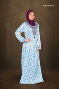 Baby Satin Jalabiya with Gorgeous Floral Print - غاجي والا إكسبورت Gajiwala Export